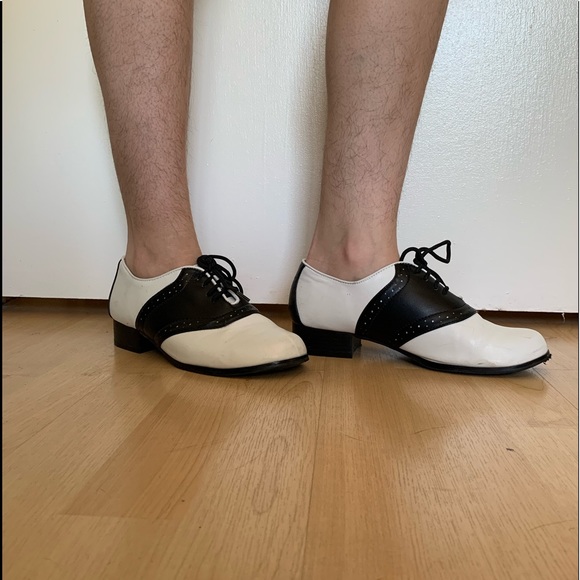 Ellie Shoes Retro Black And White Saddle Oxfords Poshmark